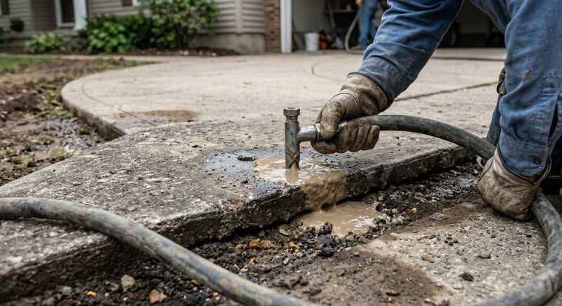 Concrete Lifting in West Des Moines, IA