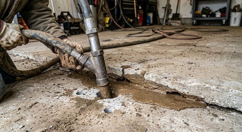 Concrete Settlement Repair in West Des Moines, IA
