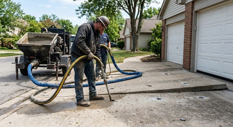 Driveway Slab Lifting in Denver, CO