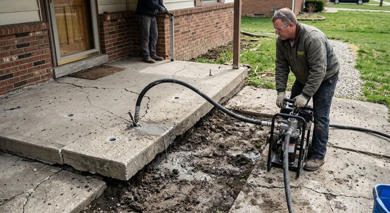 Porch Lifting in West Des Moines, IA