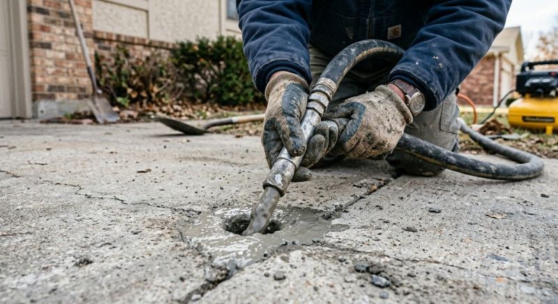 Sunken Driveway Lifting in Tampa, FL
