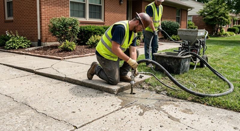 Sunken Sidewalk Repair in Miami Dade County, FL