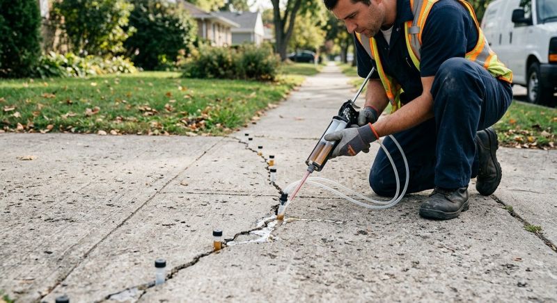 Sunken Sidewalk Repair in Denver, CO